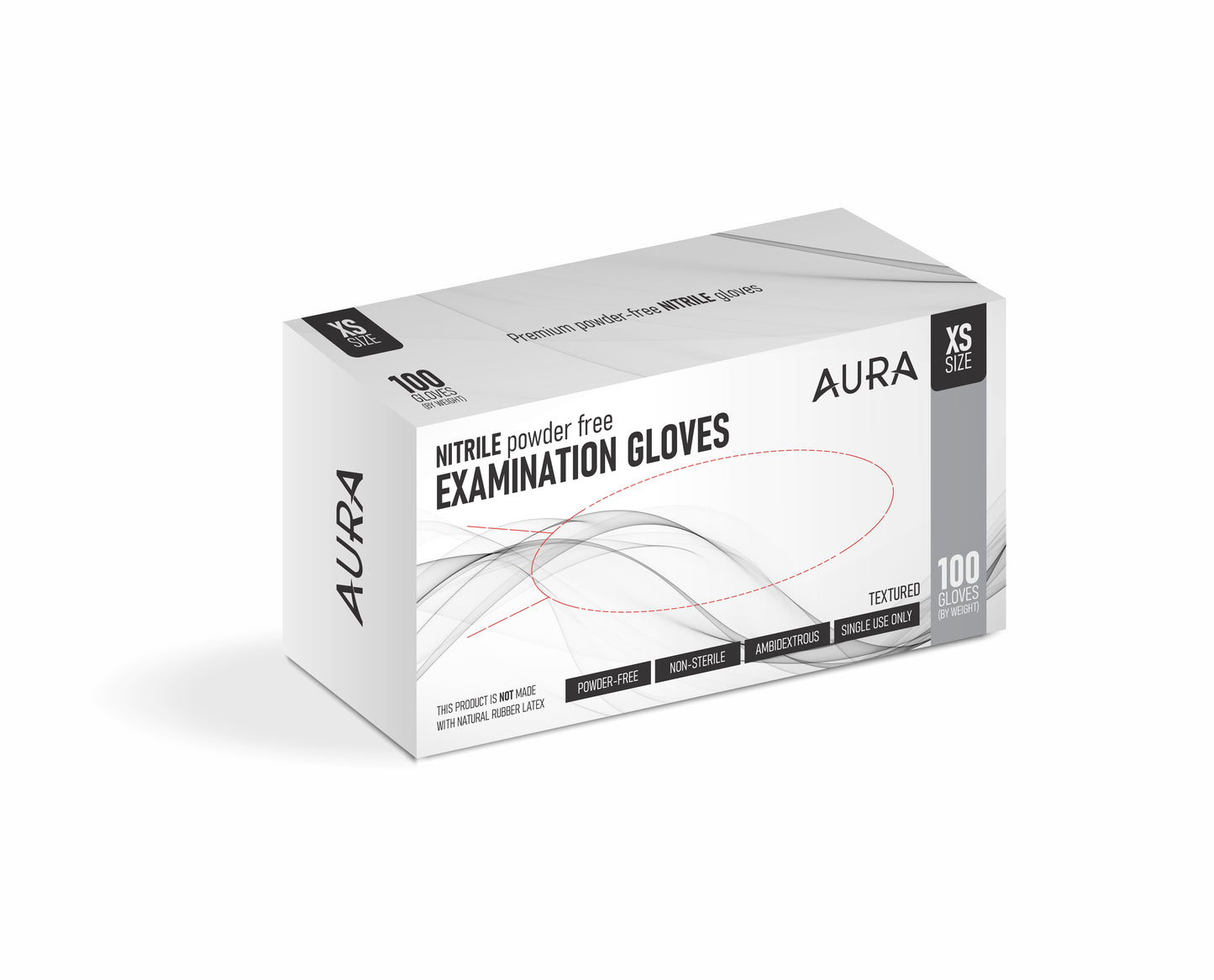 Aura Premium Nitrile Examination Gloves 10 Boxes